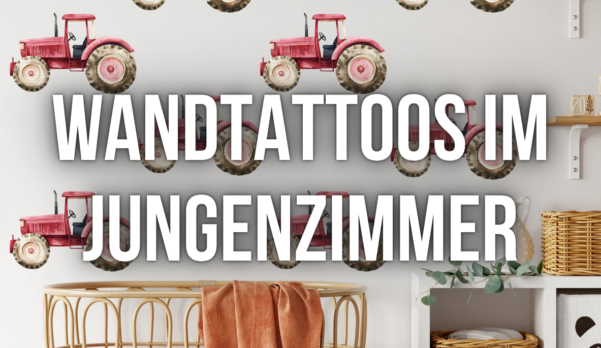 Wandtattoos im Jungenzimmer richtig platzieren: So vergrößerst du kleine Kinderzimmer optisch
