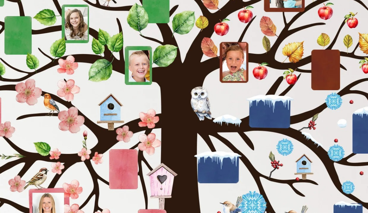 DIY-Geburtstagskalender mit Frühling, Sommer, Herbst & Winter: Bastelidee für die Kita