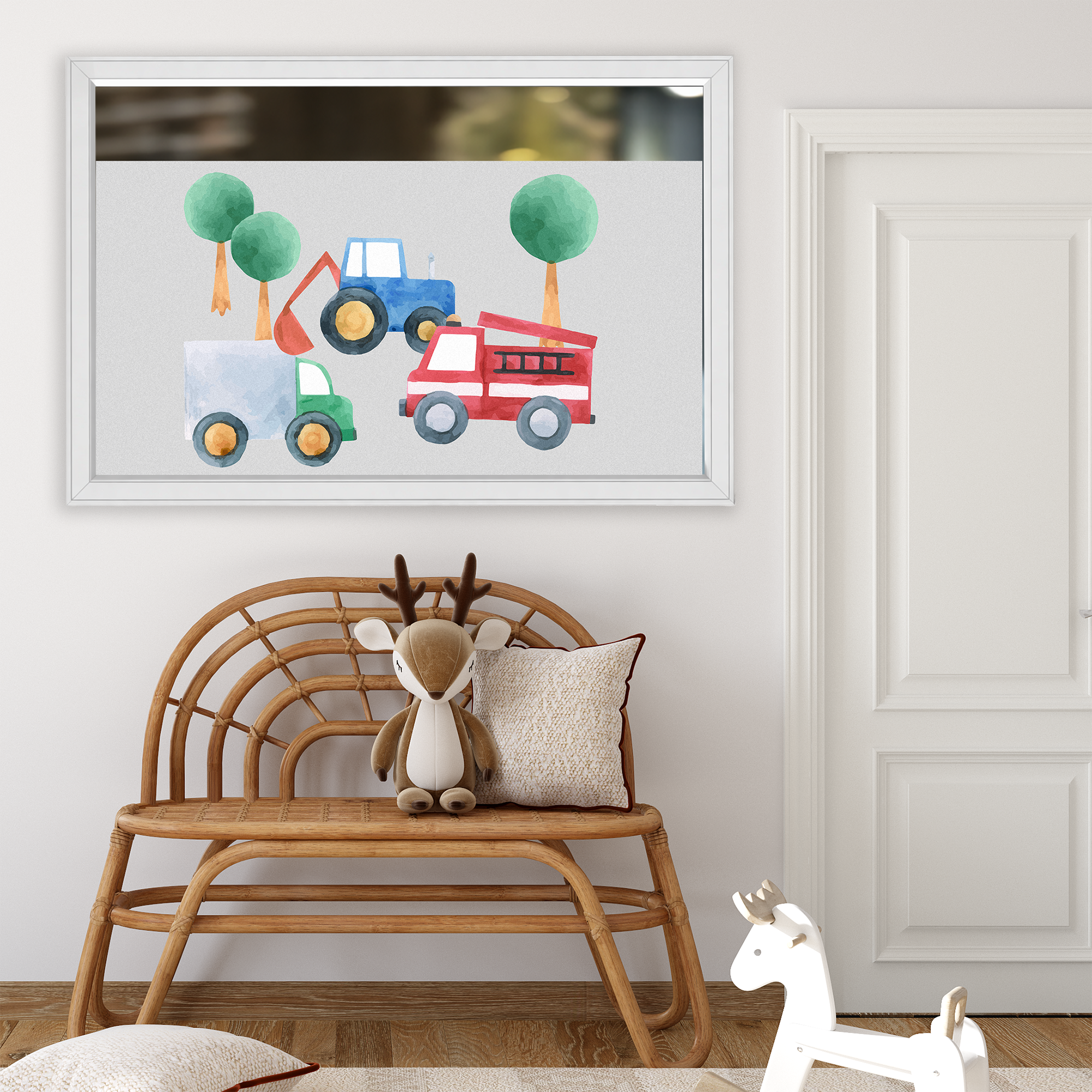 Fensterfolie Kinderzimmer Glasdesign