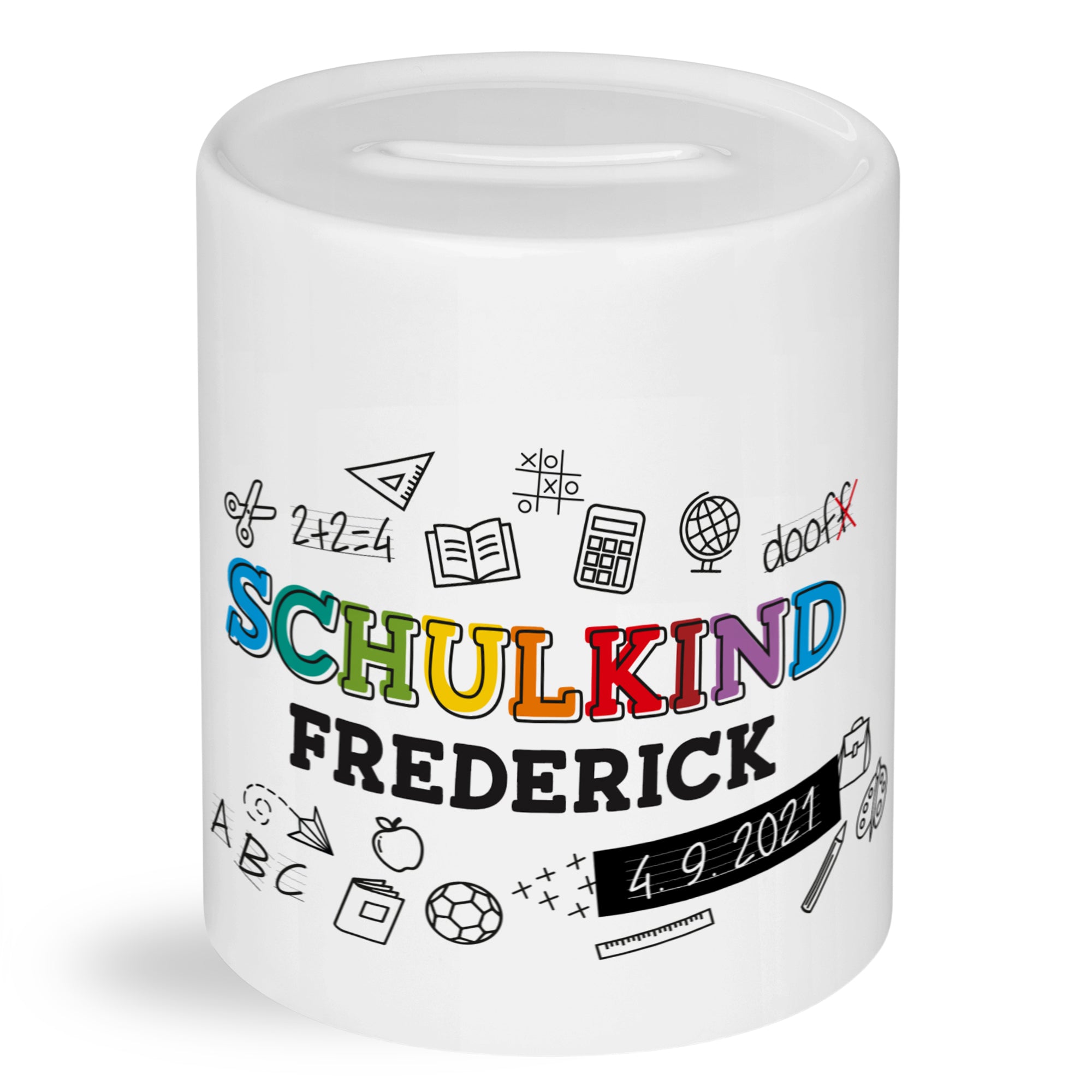 Spardose zur Einschulung - Geldgeschenk