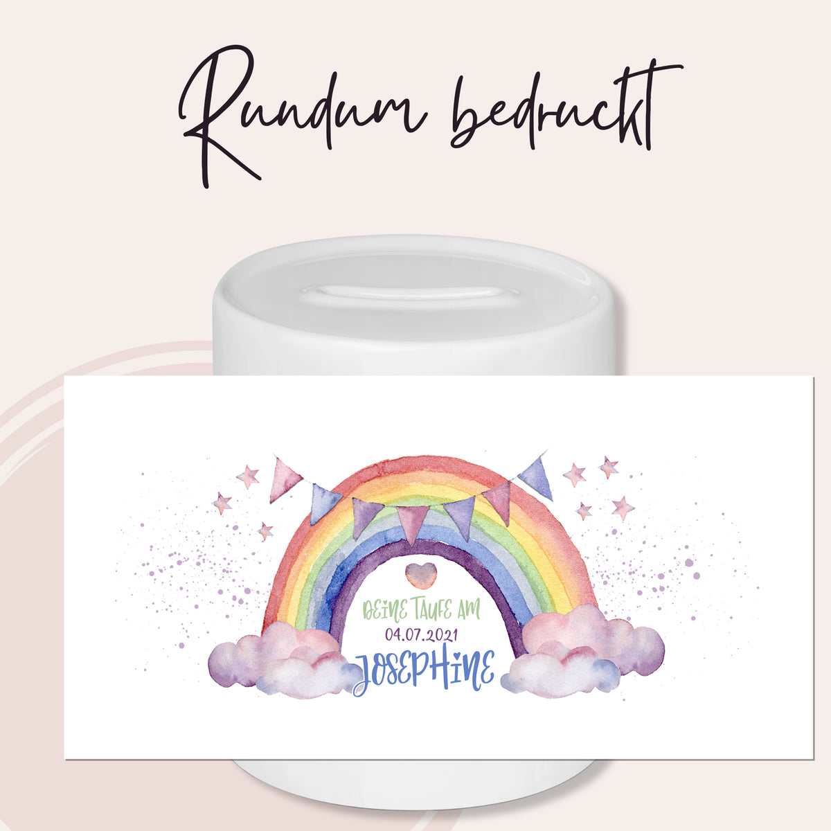 Spardose Regenbogen