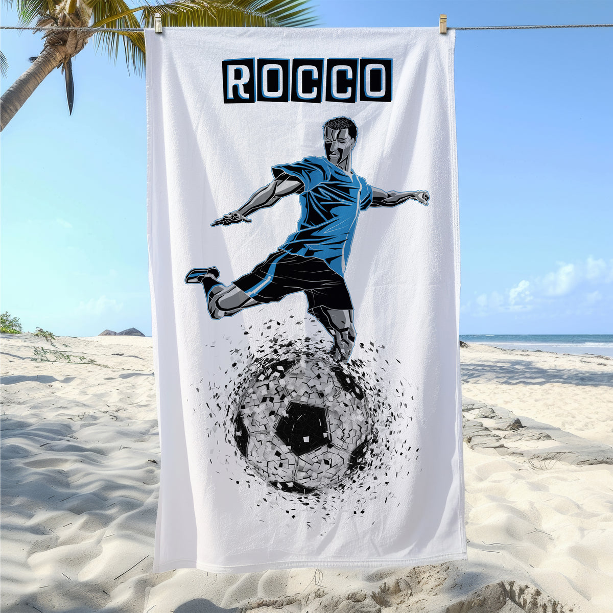 Handtuch Fußballer