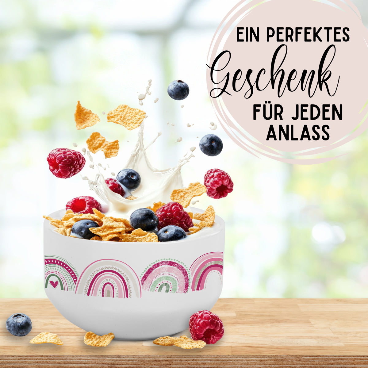 Müslischale Regenbogen