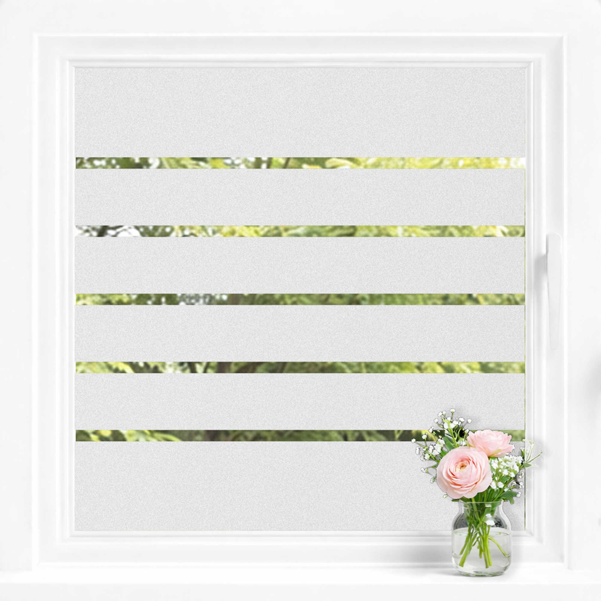 Fensterfolie Streifen Dekoration