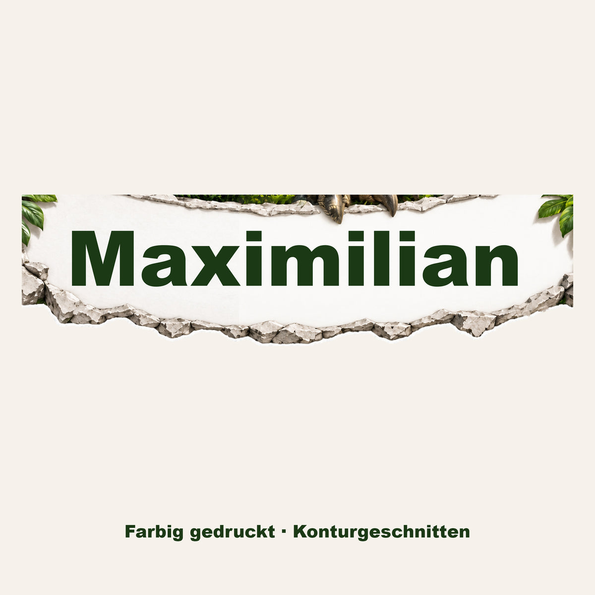 Dinosaurier-Wandtattoo Motiv 1 – Schnittkontur
