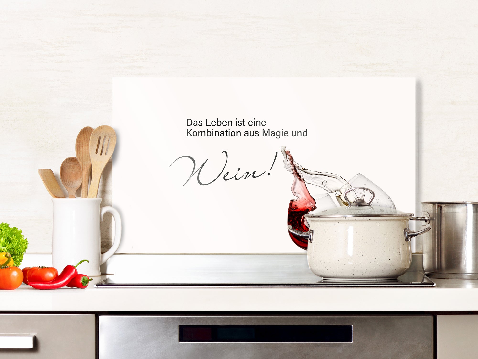 Spritzschutz Weinliebe