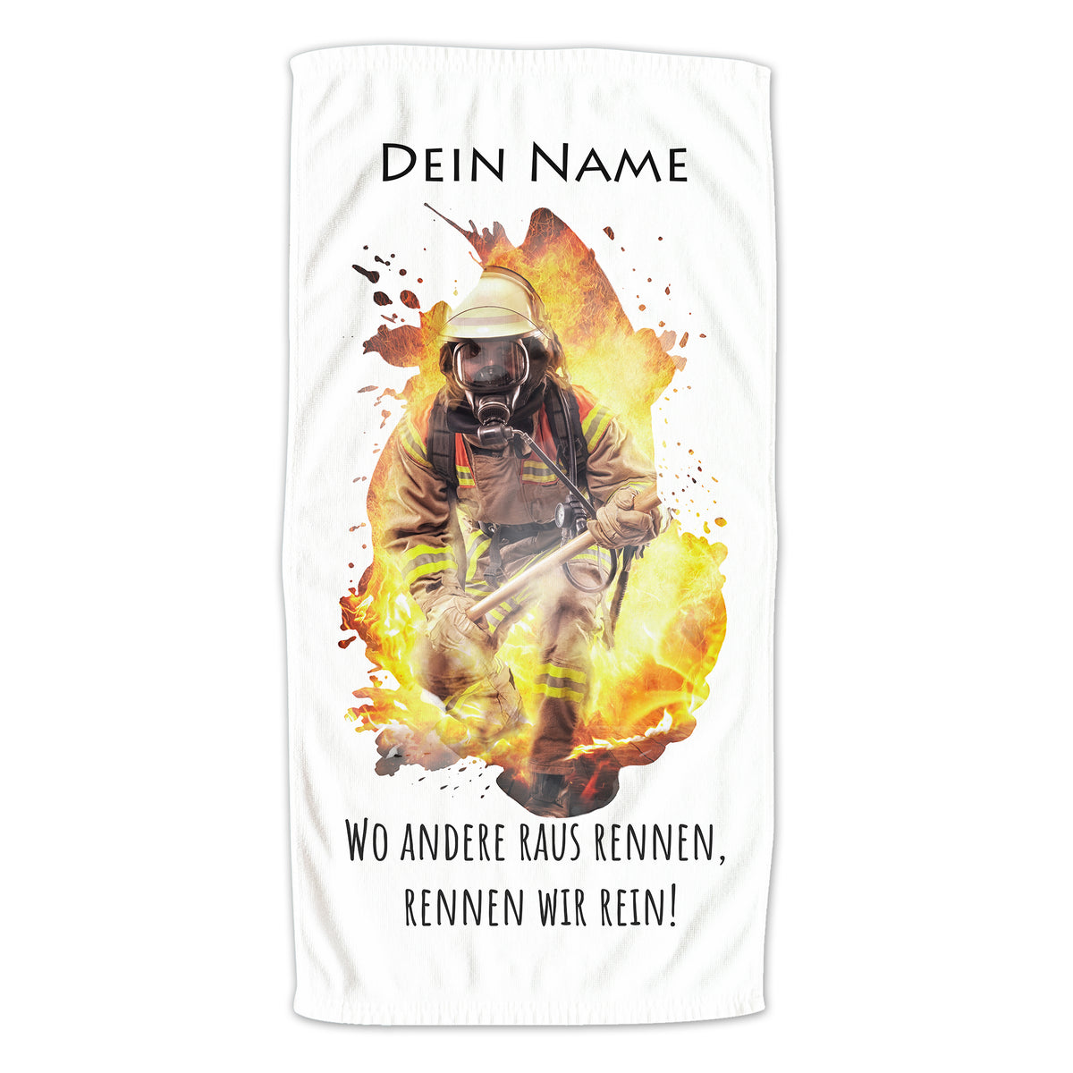Handtuch Feuerwehrmann