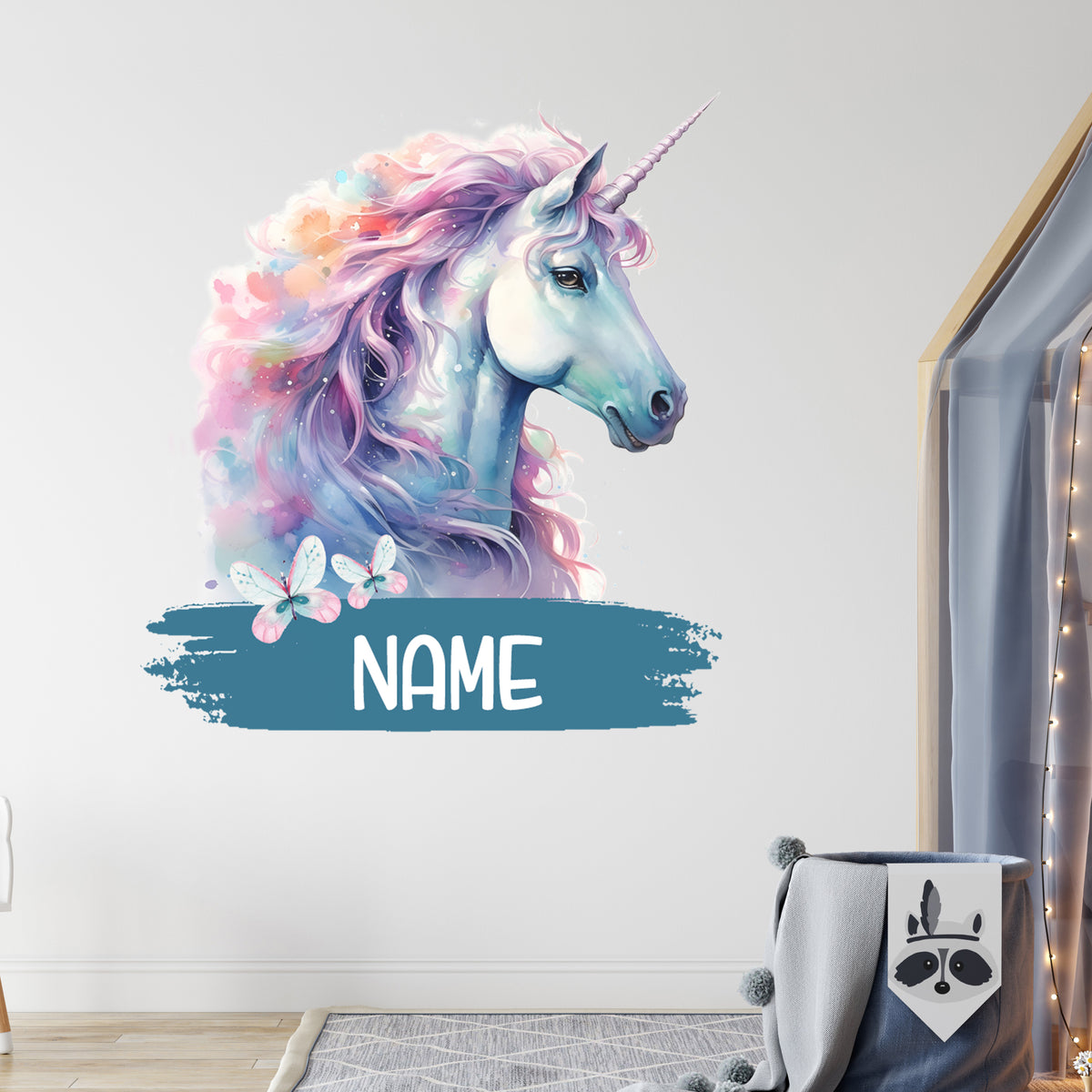 Wandtattoo Einhorn