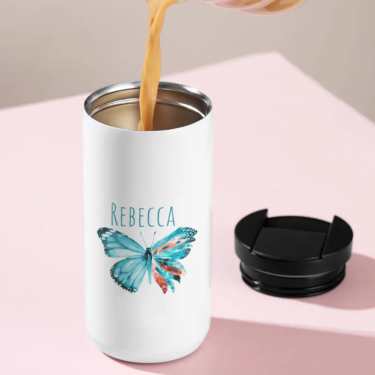 Kaffeebecher Schmetterling