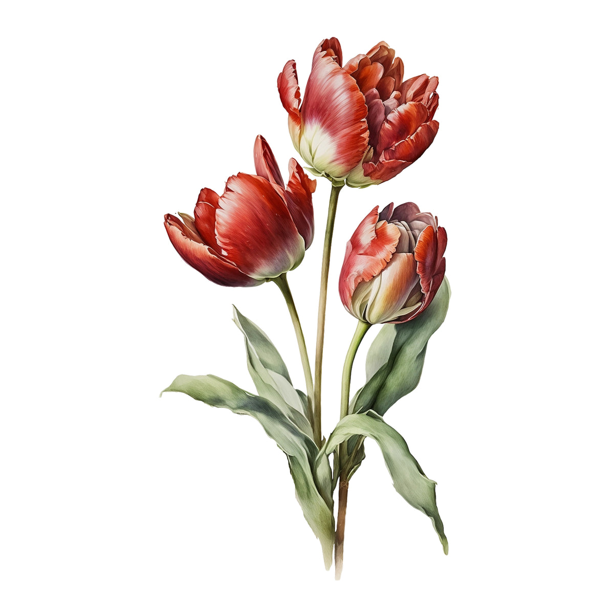 Wandtattoo Tulpen