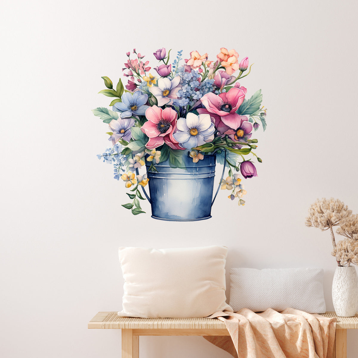 Wandtattoo Blumenstrauß