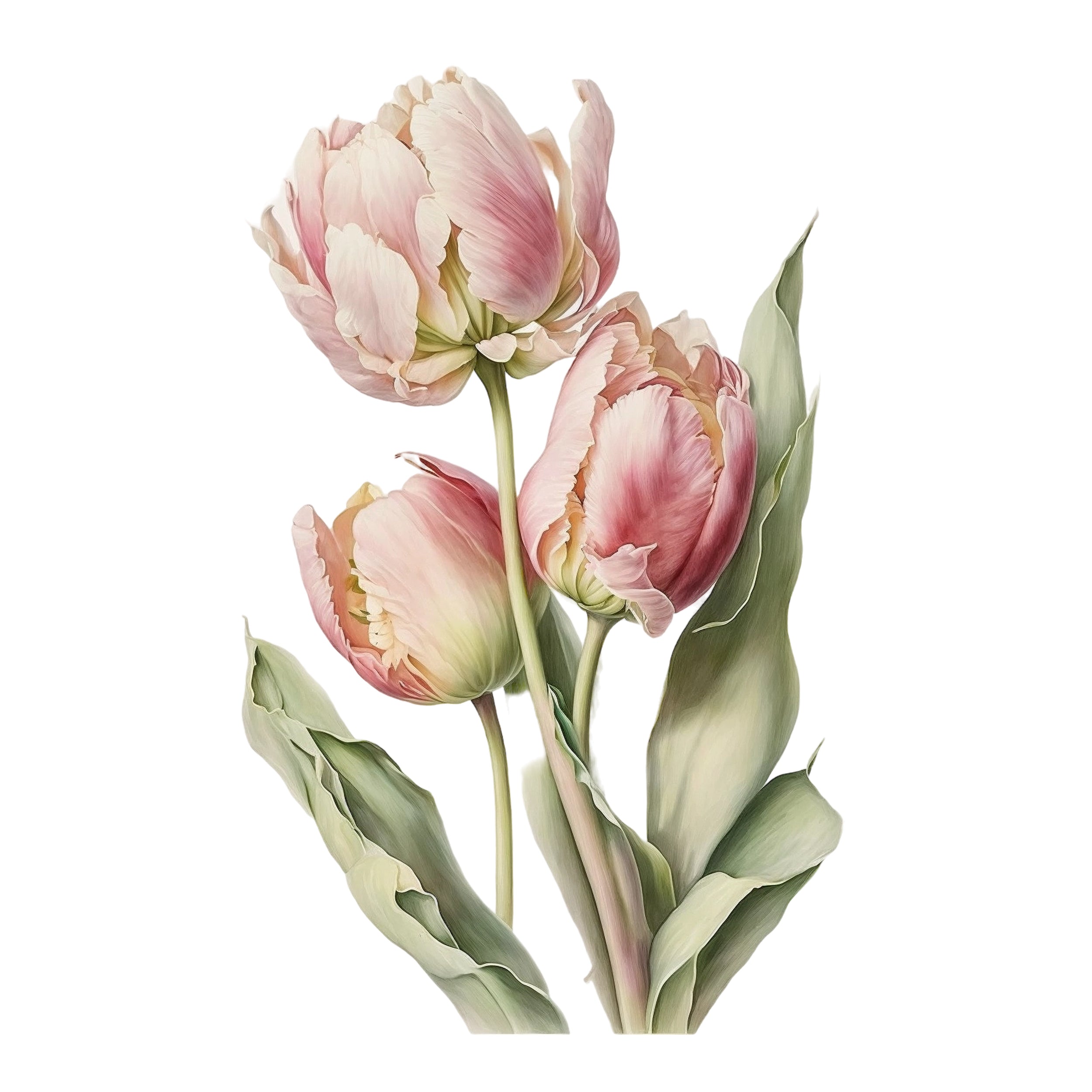 Wandtattoo Tulpen