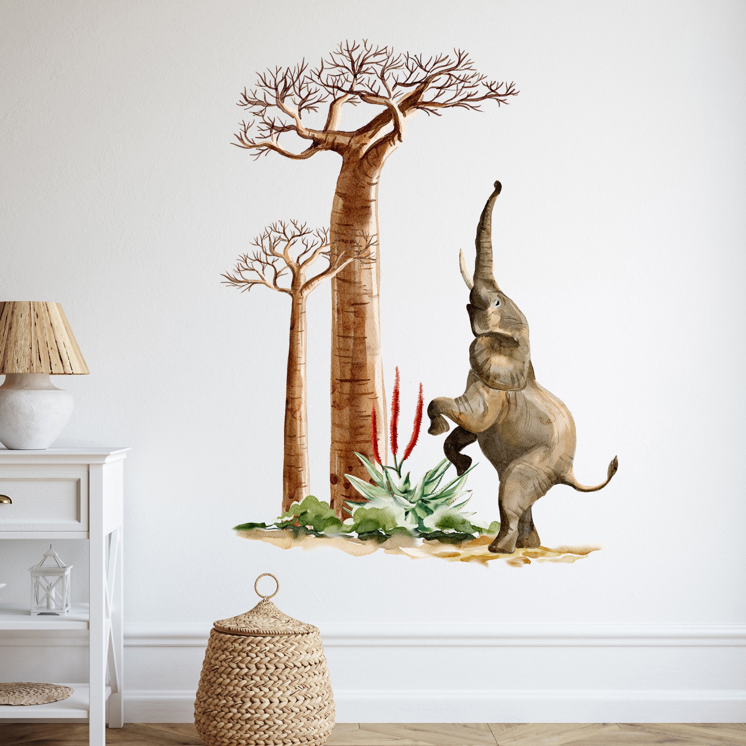 Wandtattoo Elefant