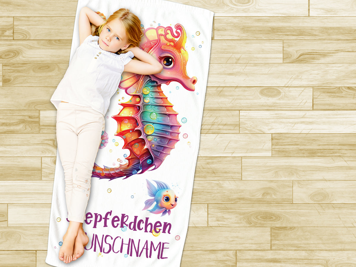 Handtuch Seepferdchen