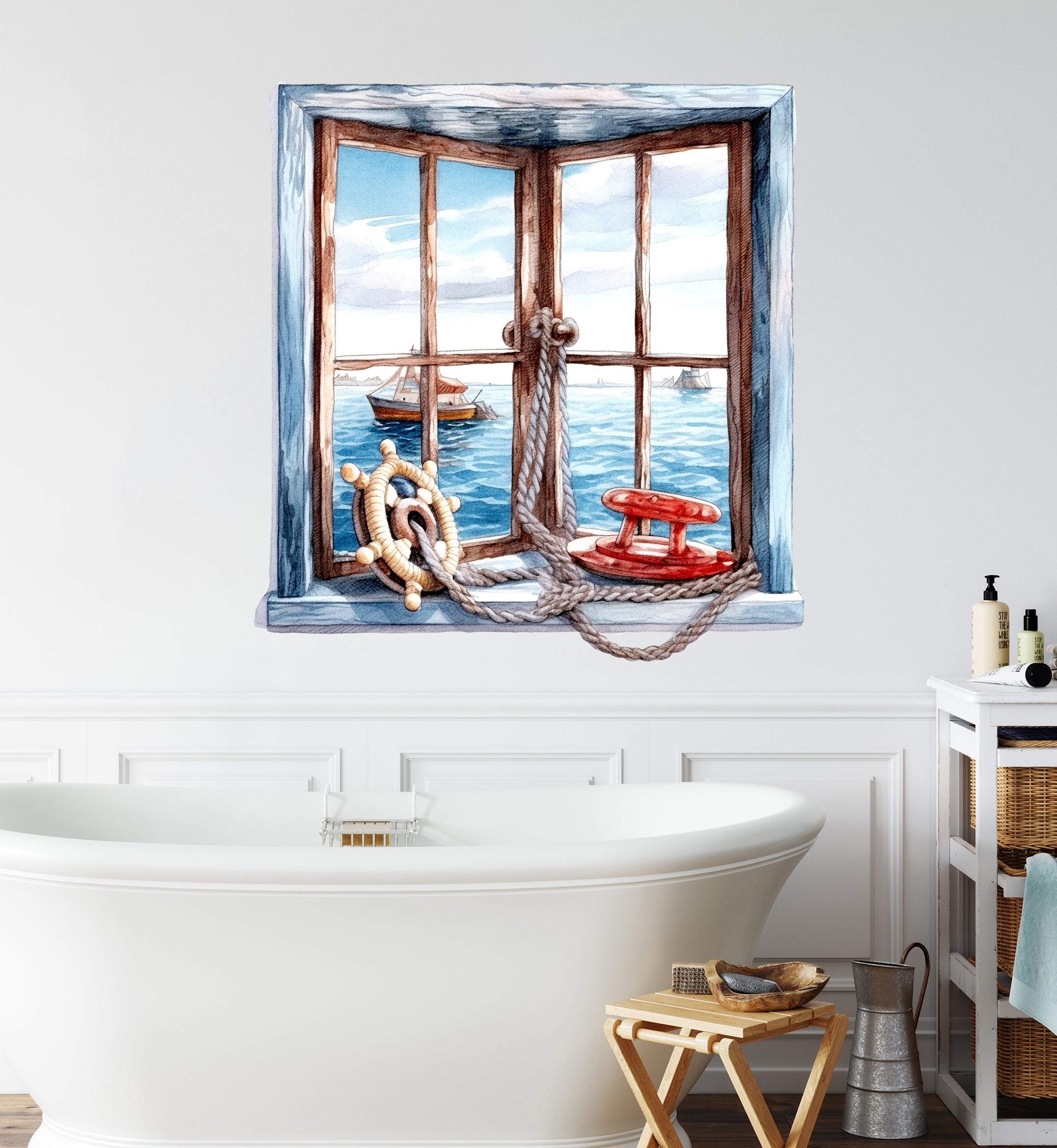 Wandtattoo Fensterblick