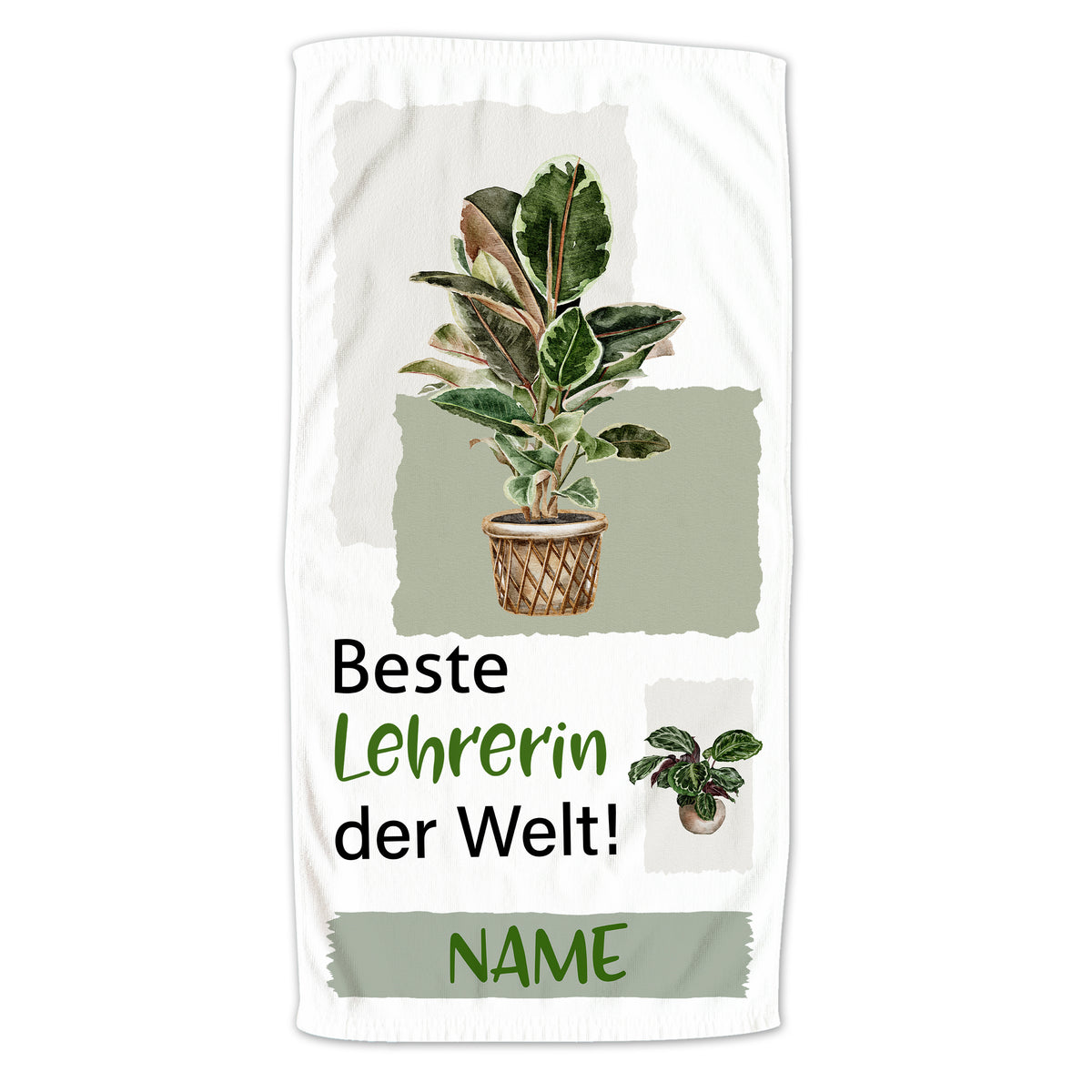 Handtuch für die beste Lehrerin der Welt!