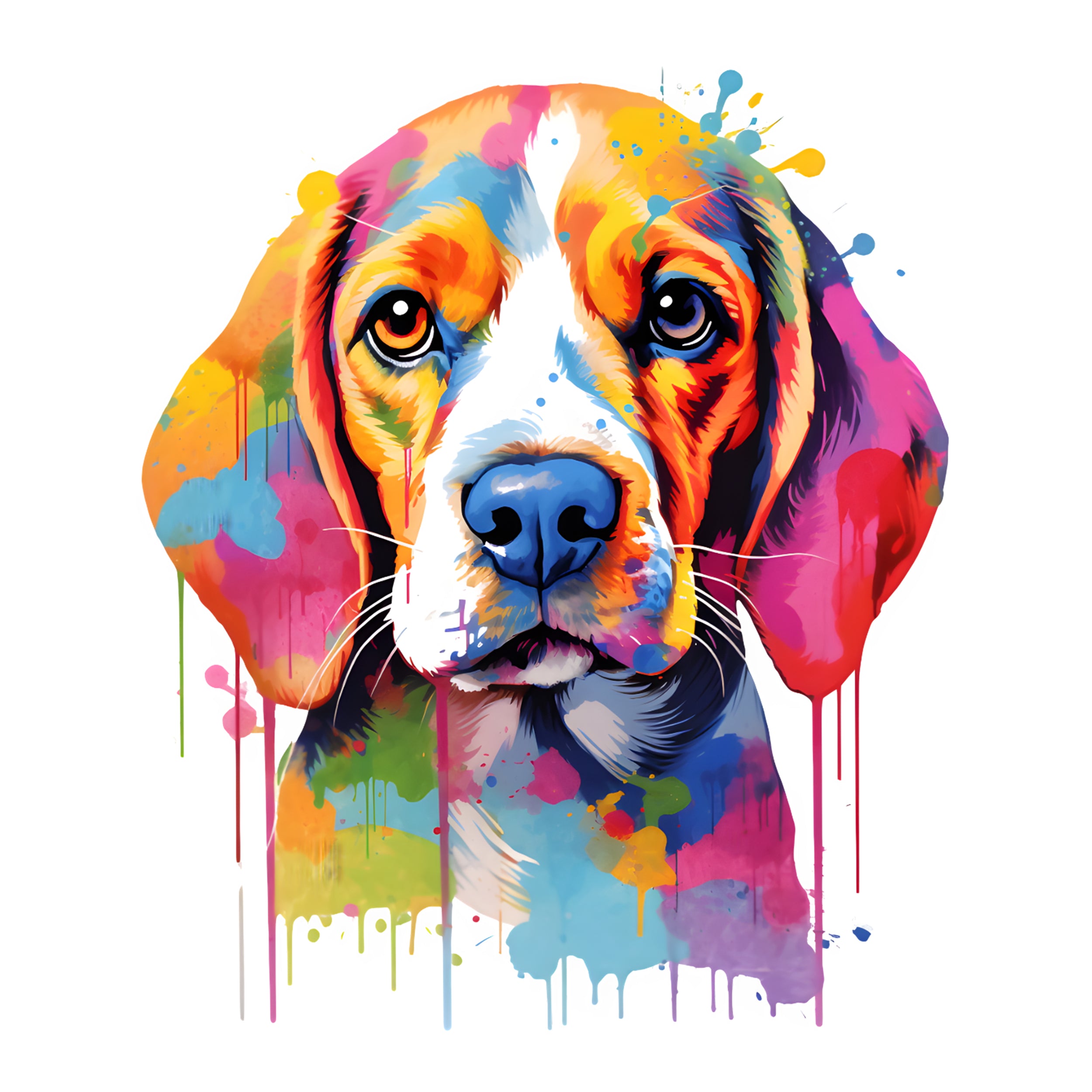 Wandtattoo Beagle