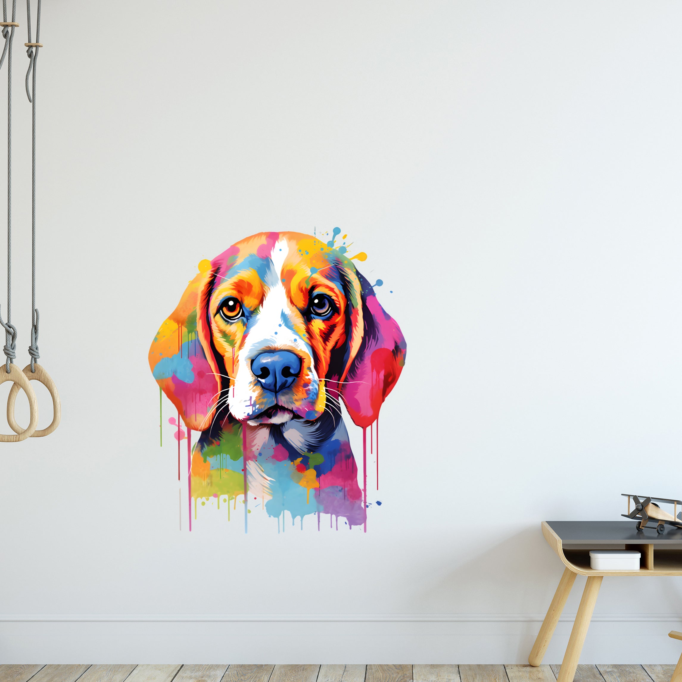 Wandtattoo Beagle