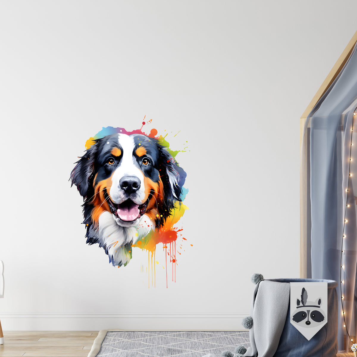 Wandtattoo Berner Sennenhund