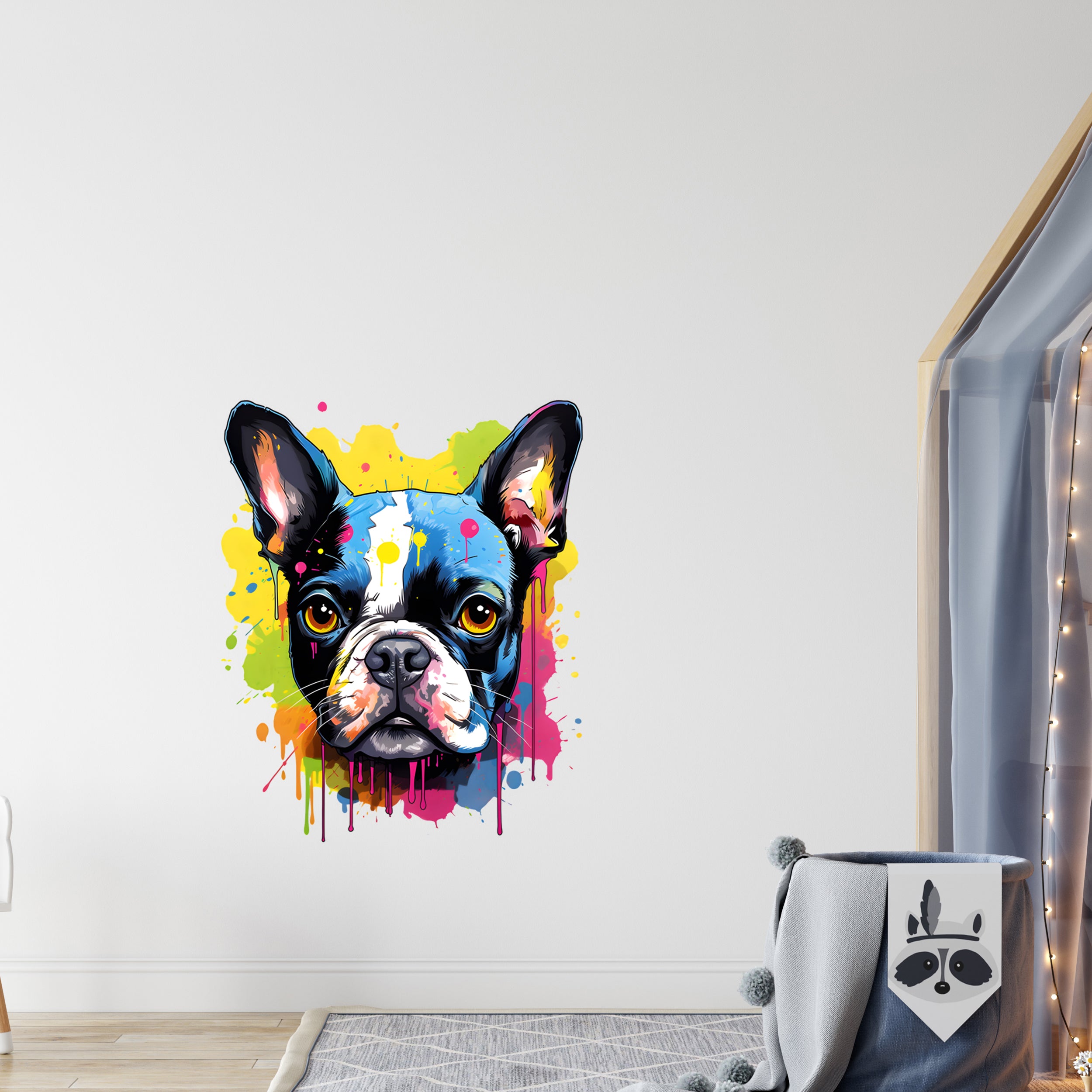 Wandtattoo Französische Bulldogge