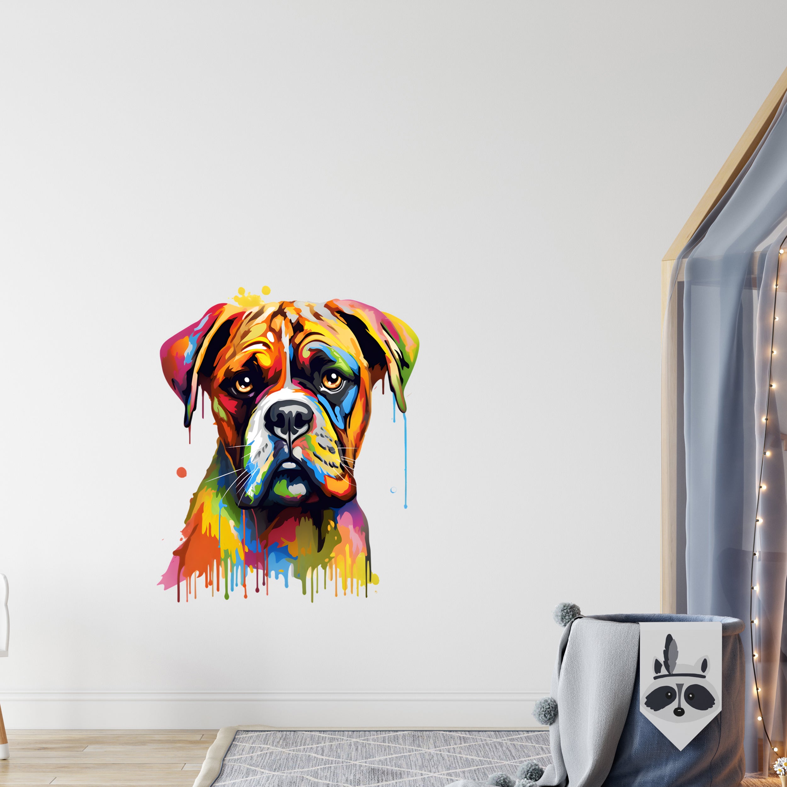 Wandtattoo Boxer