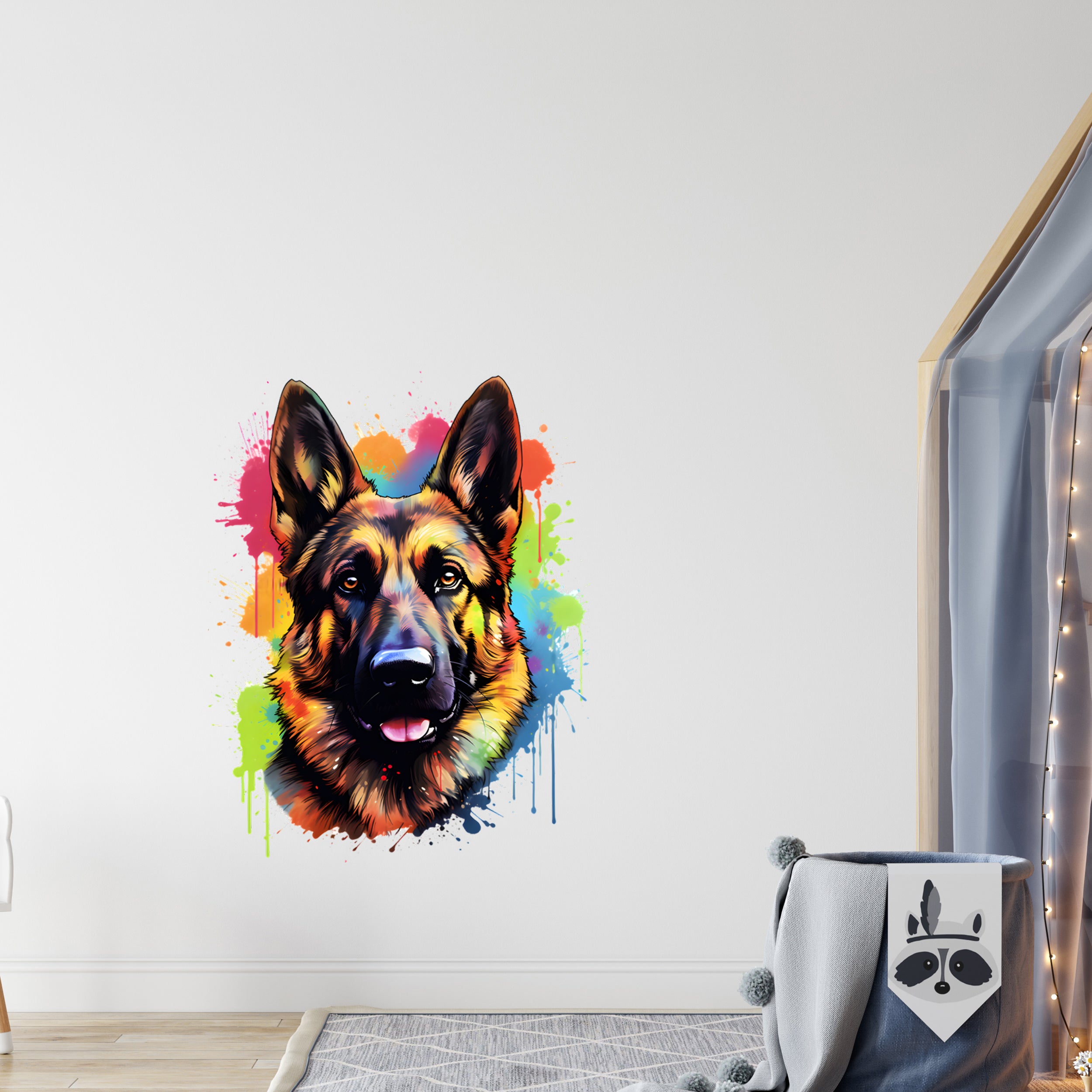 Wandtattoo Deutscher Schäferhund