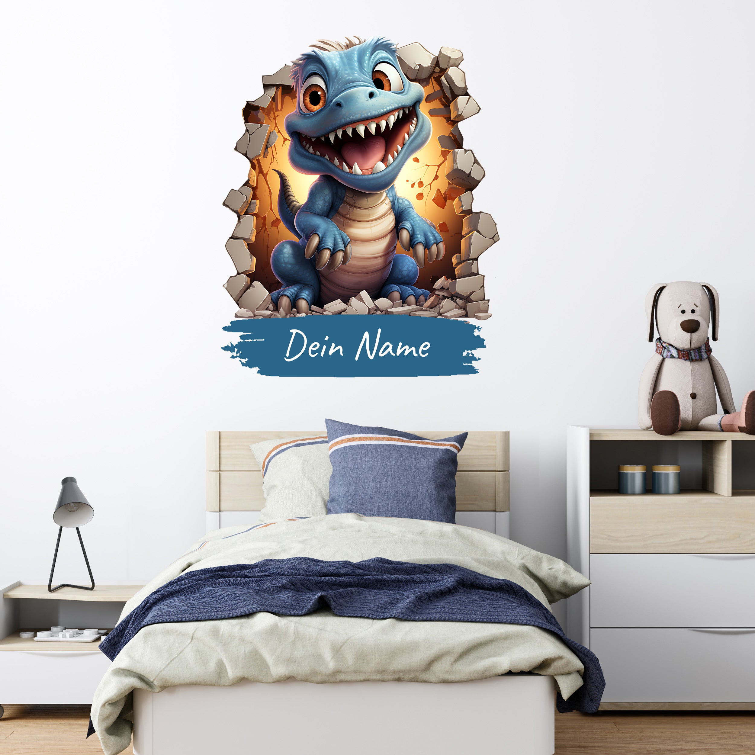 Wandtattoo Dino