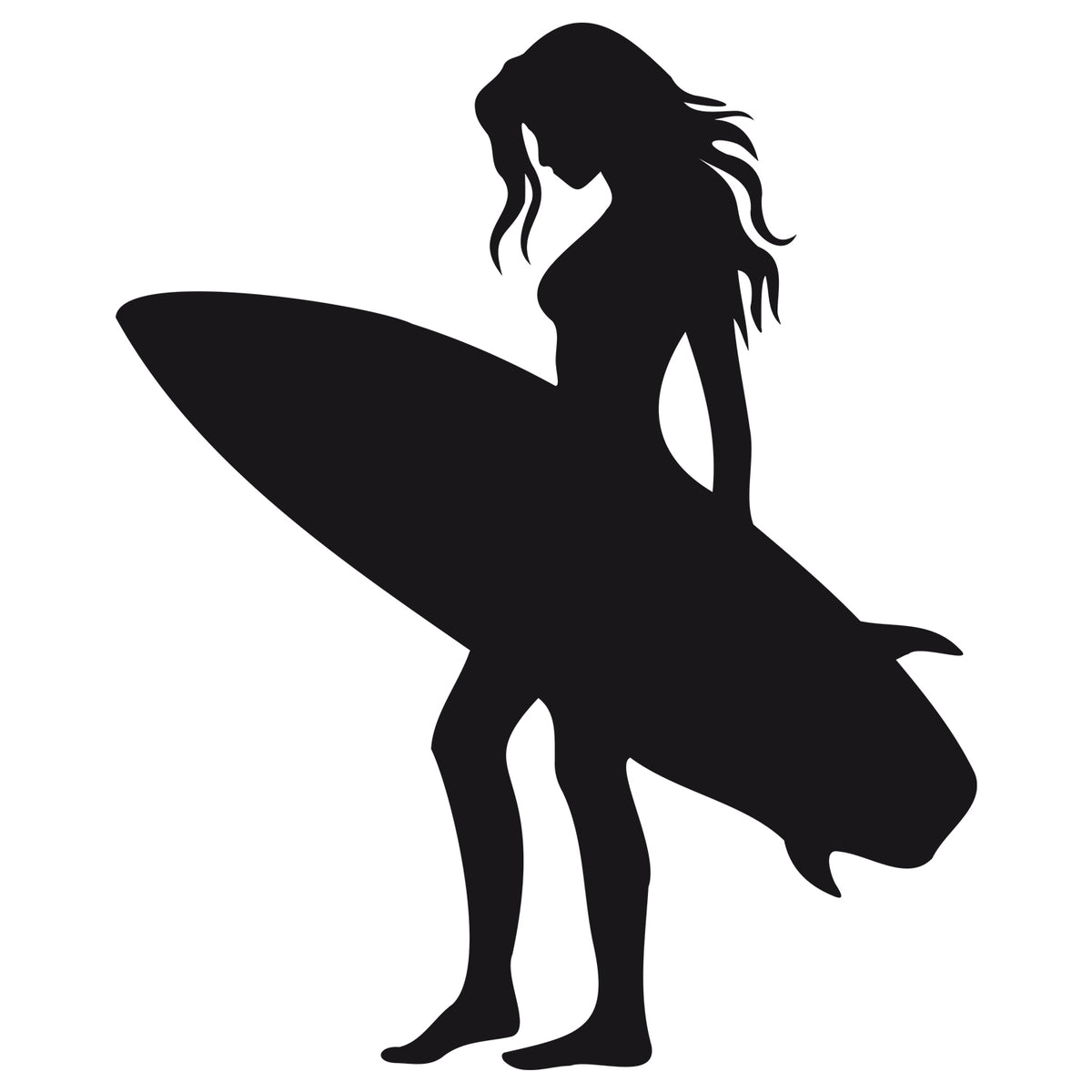 Wandtattoo Surferin