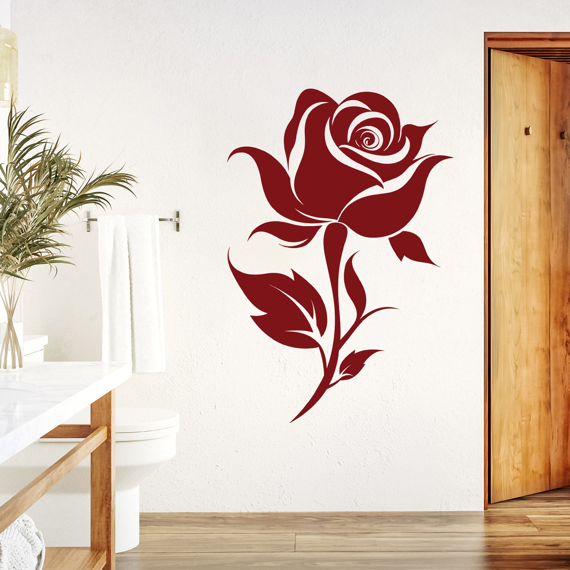 Wandtattoo Rose