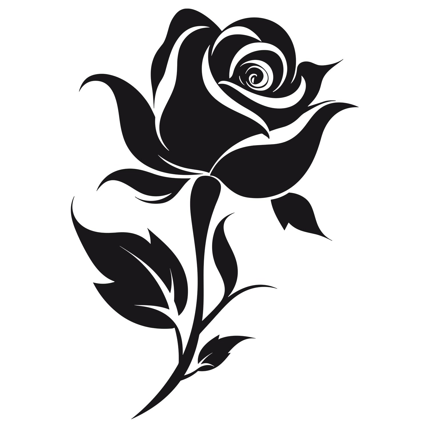 Wandtattoo Rose