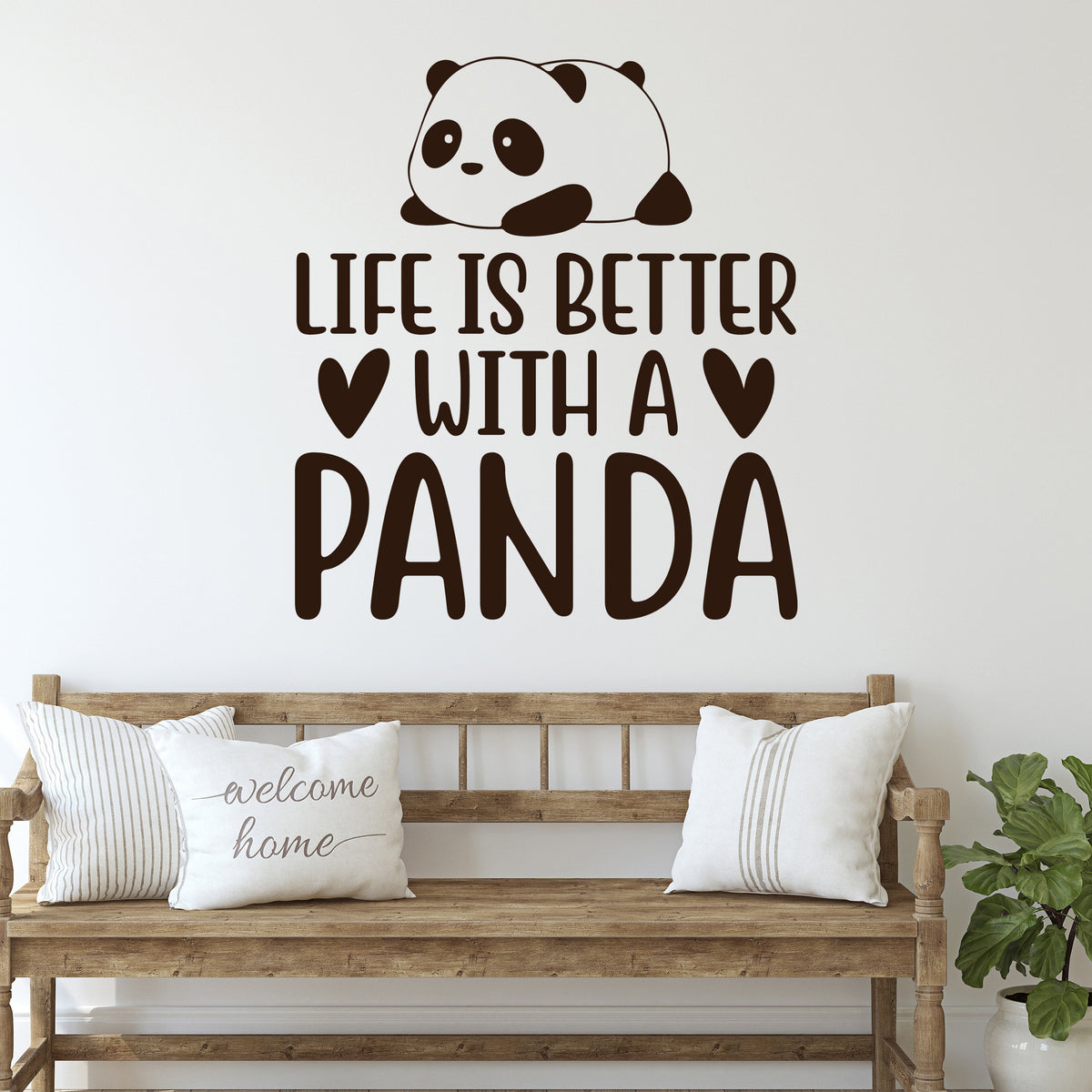 Wandtattoo Panda