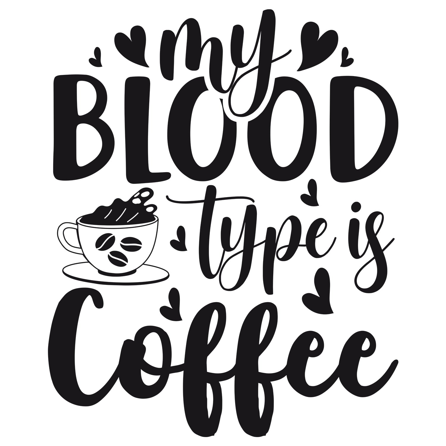 Wandtattoo Kaffeeliebe - für gemütliche Kaffeepausen