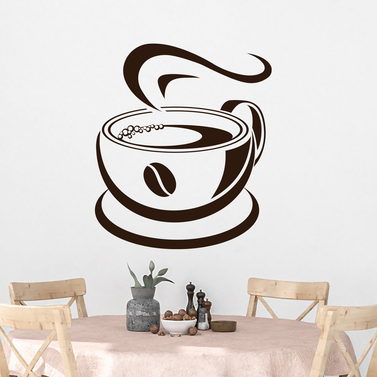 Wandtattoo Kaffeetasse