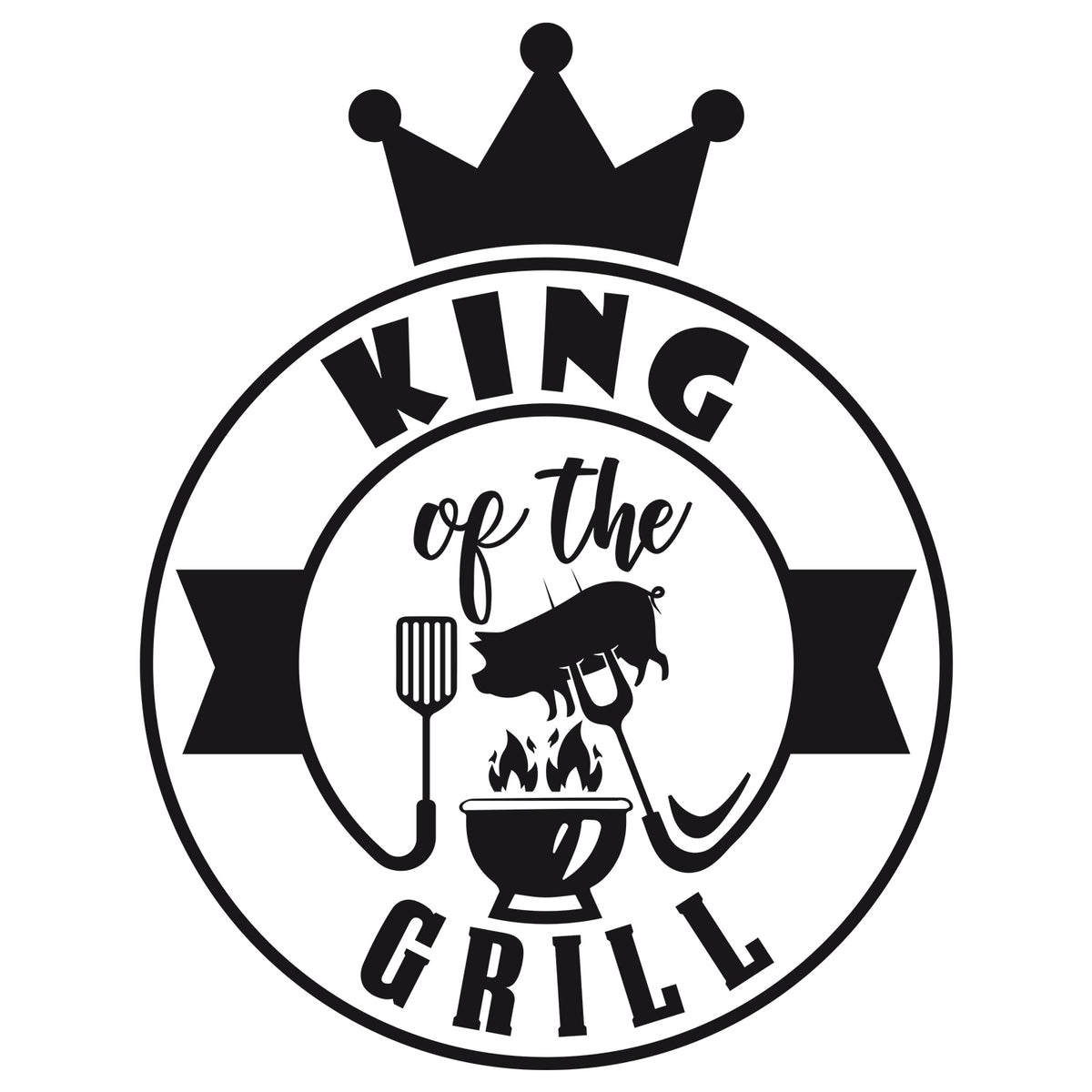 Wandtattoo King of the Grill