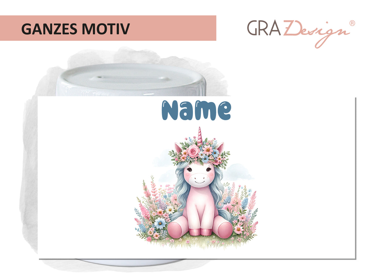 Spardose Einhorn