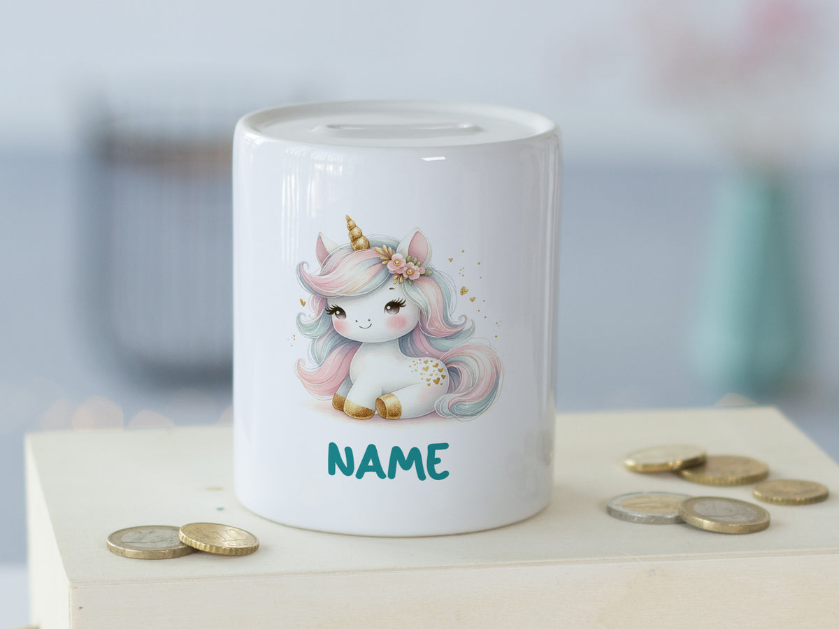 Spardose Einhorn