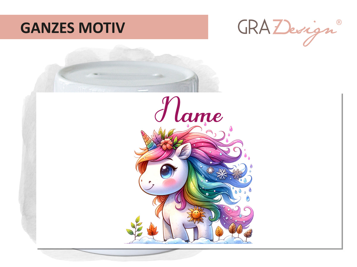 Spardose Einhorn