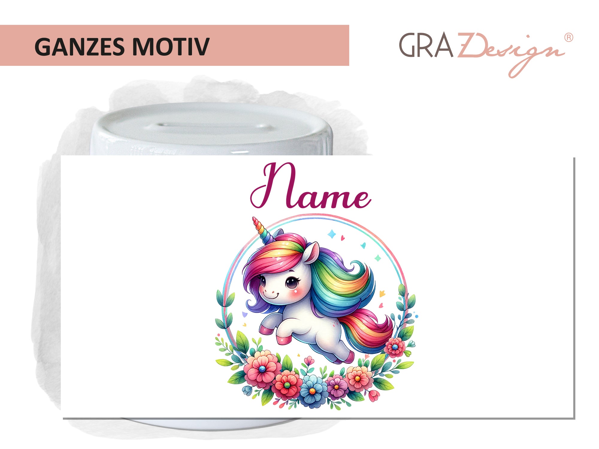 Spardose Einhorn