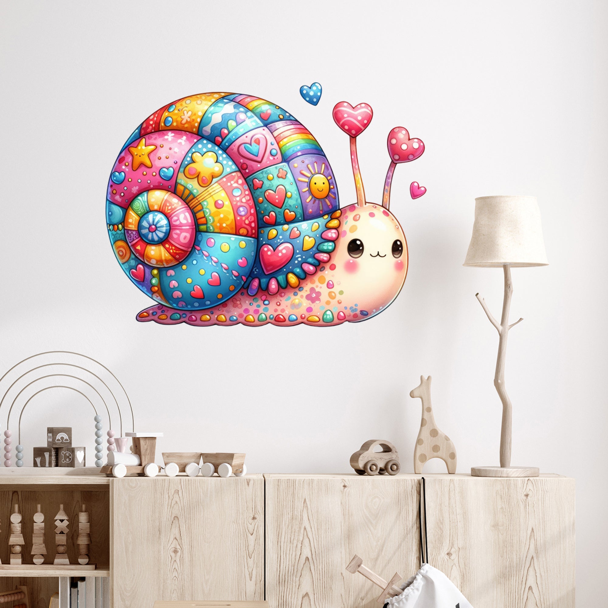 Wandtattoo Schnecke