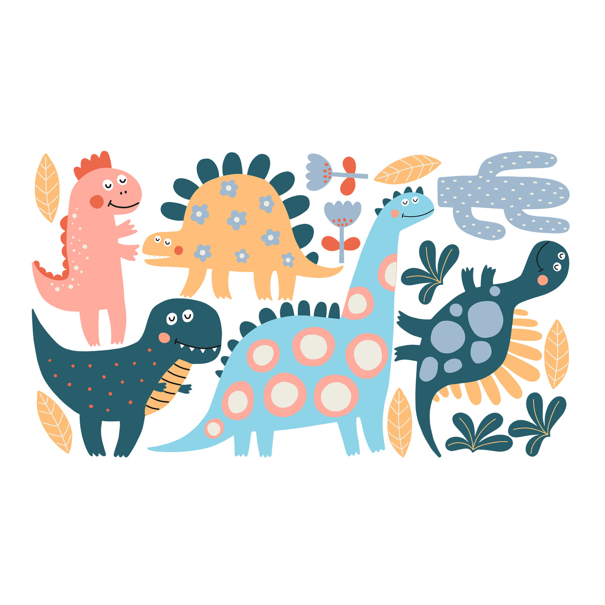 Wandtattoo Dinosaurier