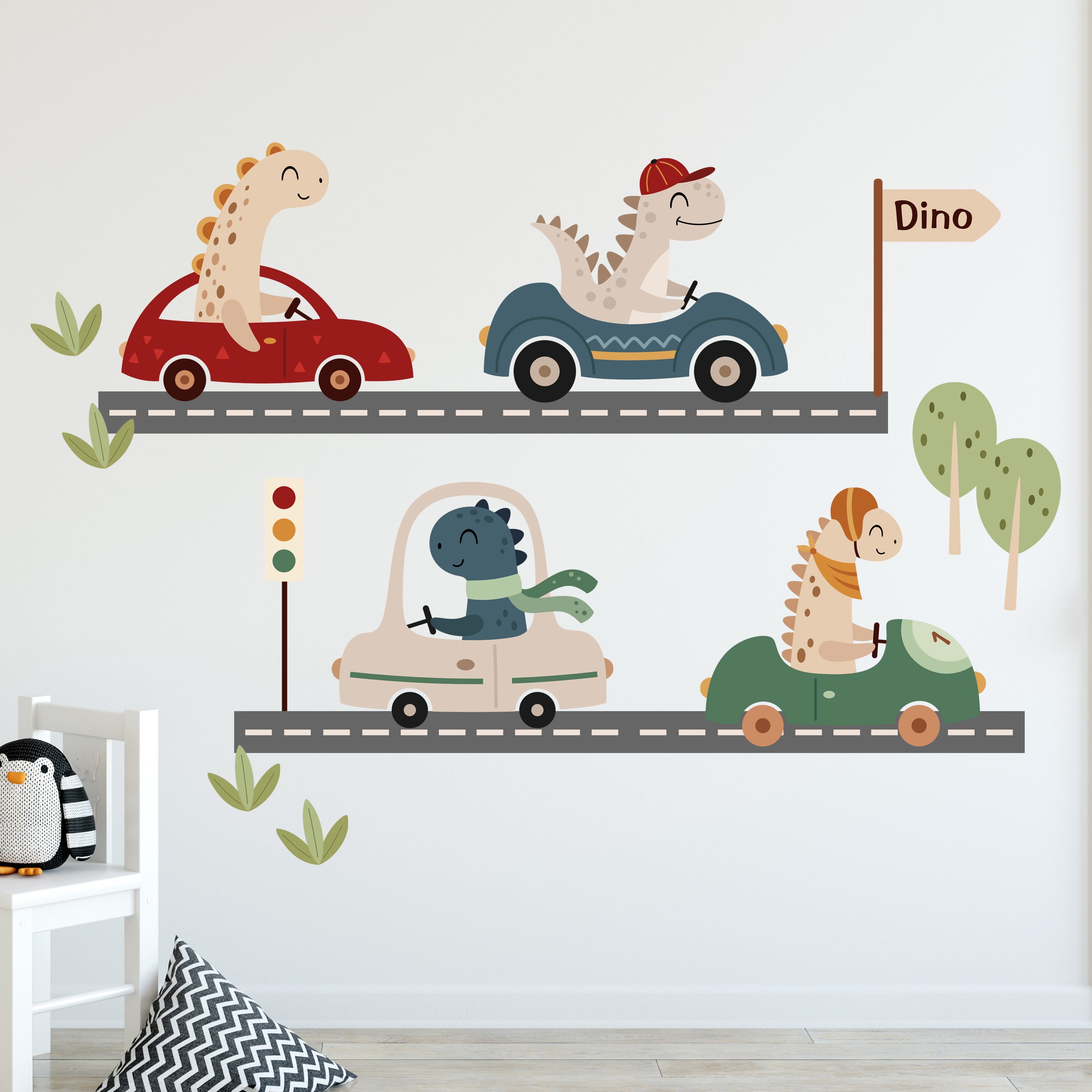 Wandtattoo Dinosaurier Abenteuer - Spaß