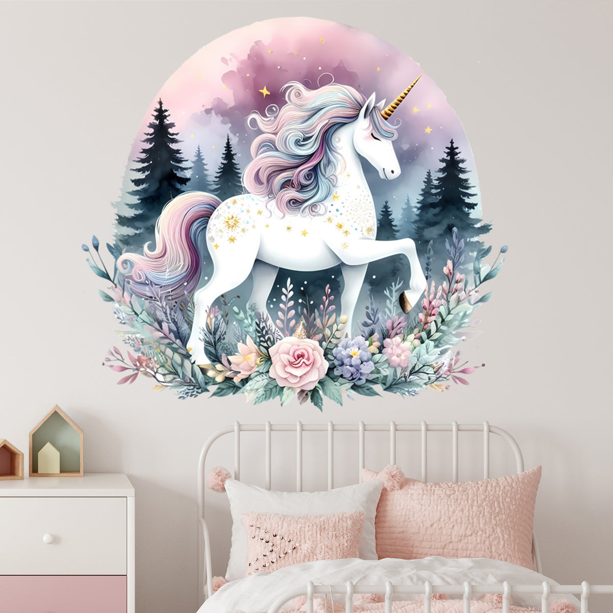 Wandtattoo Einhorn