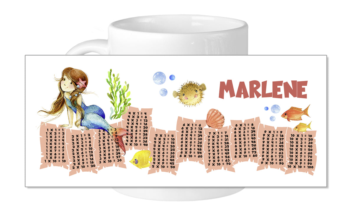 Tasse 1x1 Meerjungfrau