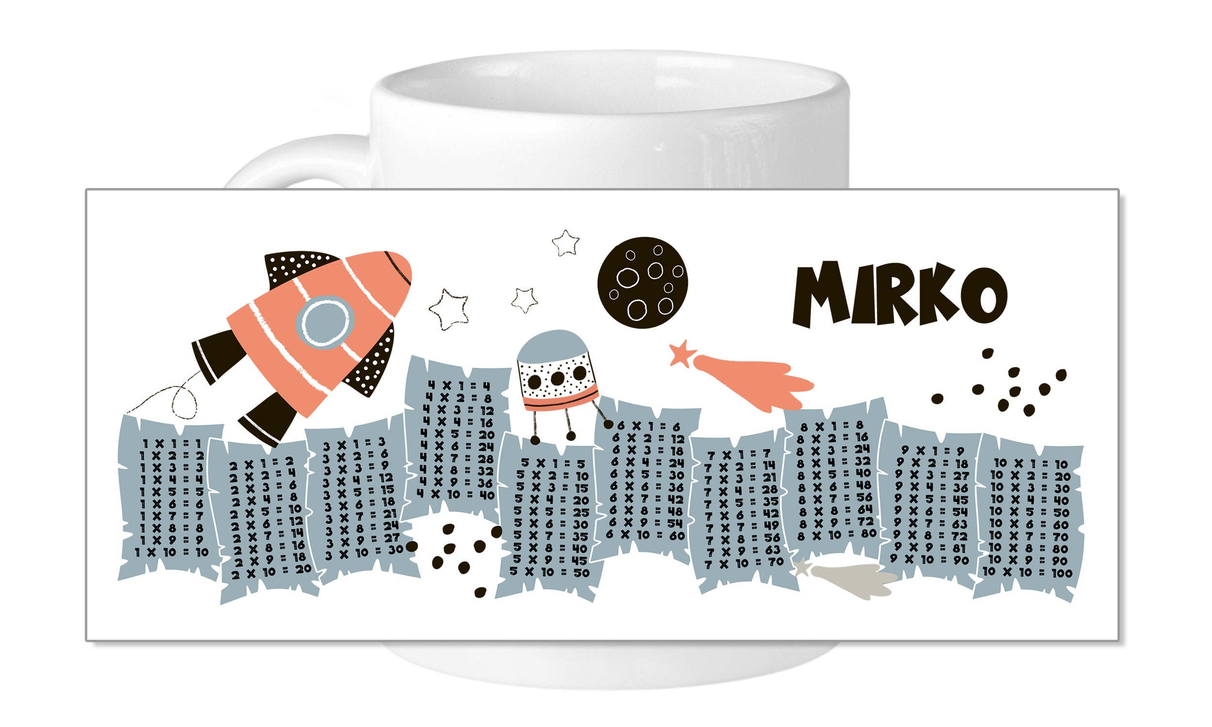 1x1 Tasse Rakete