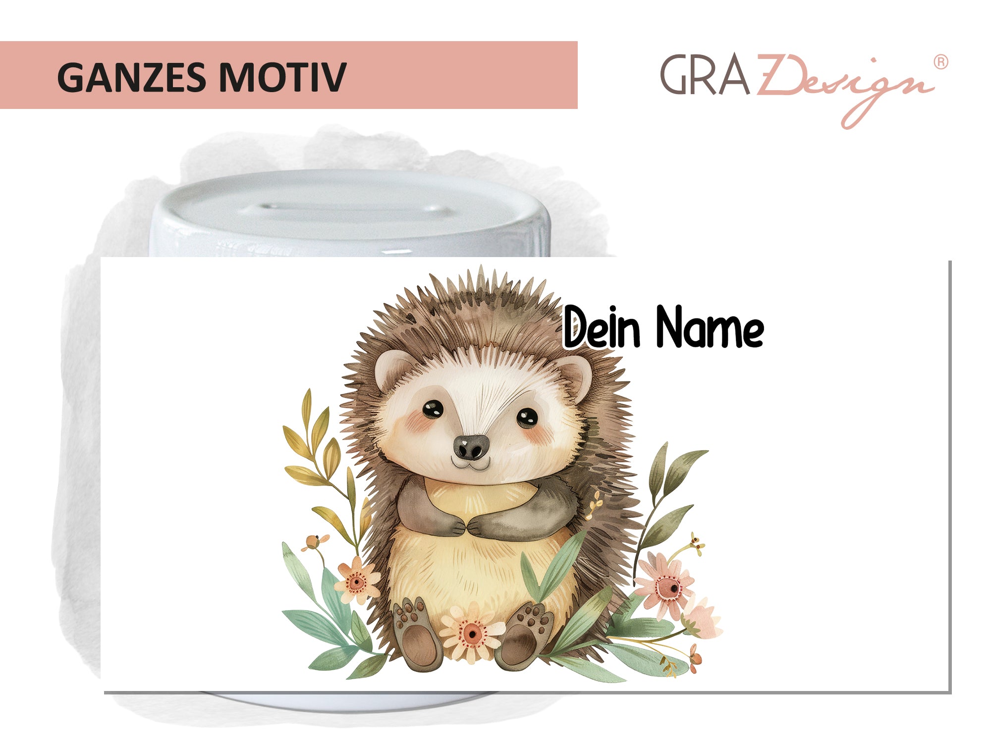 Spardose Igel