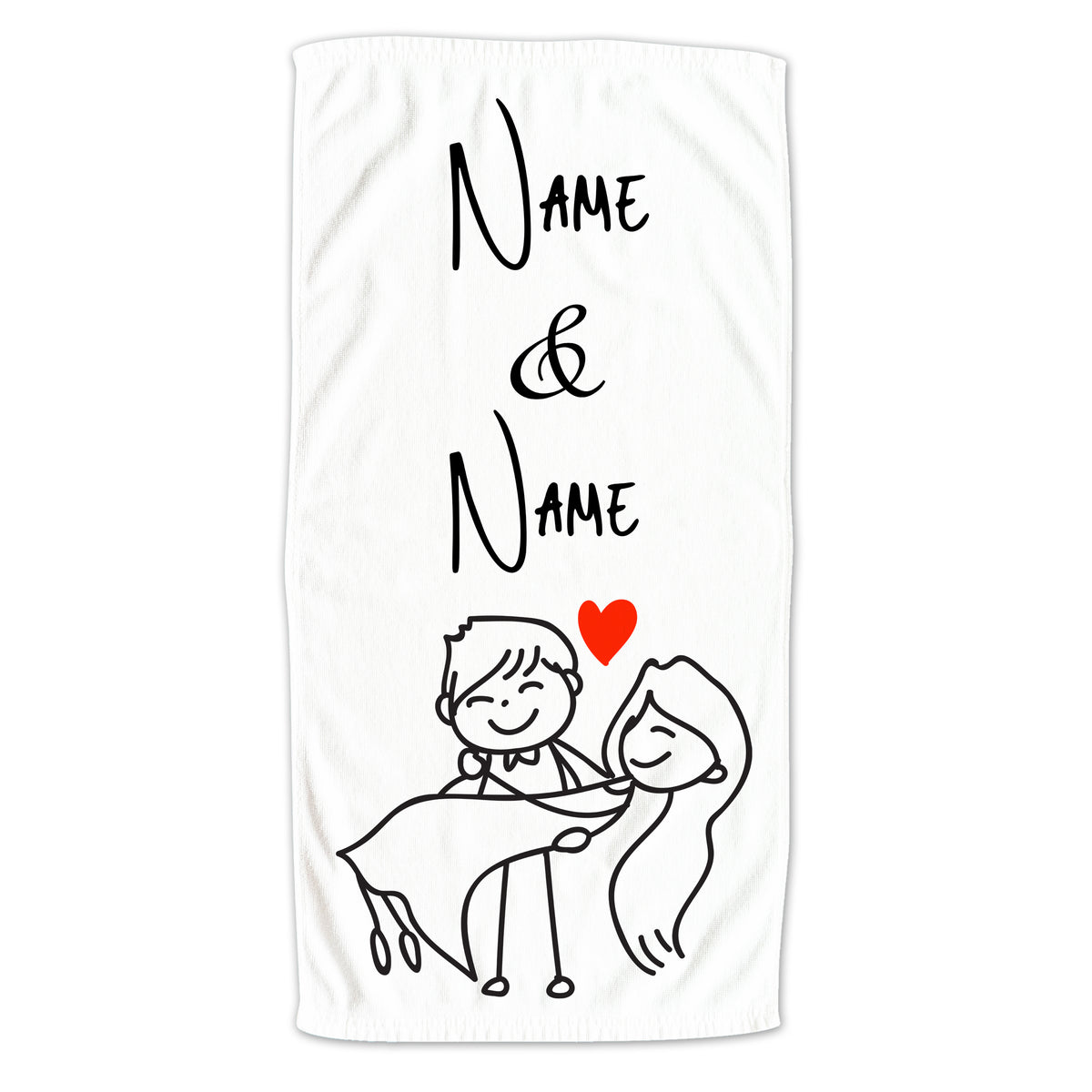 Handtuch zur Hochzeit