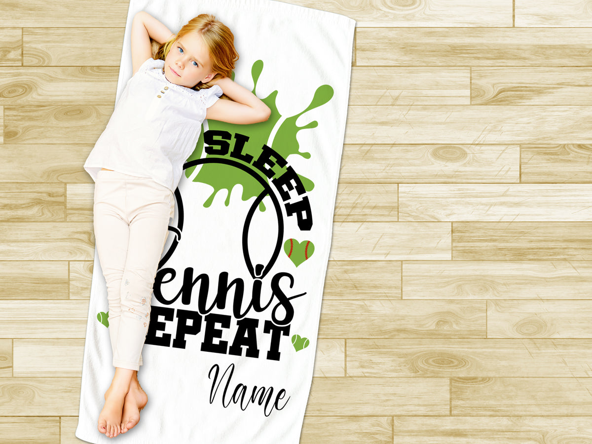 Handtuch Tennismotiv