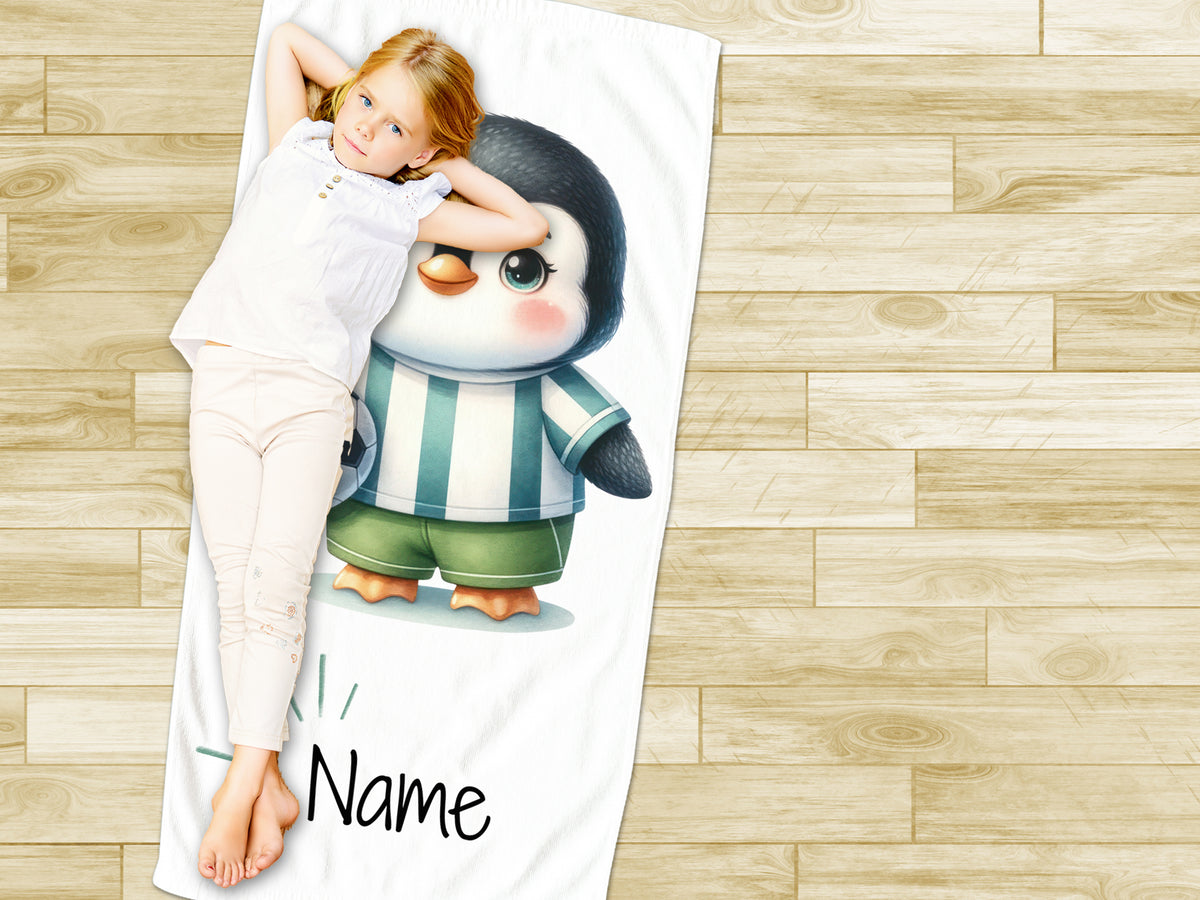 Handtuch mit Pinguin