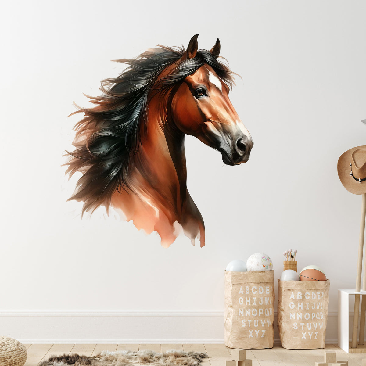 Wandtattoo Pferd
