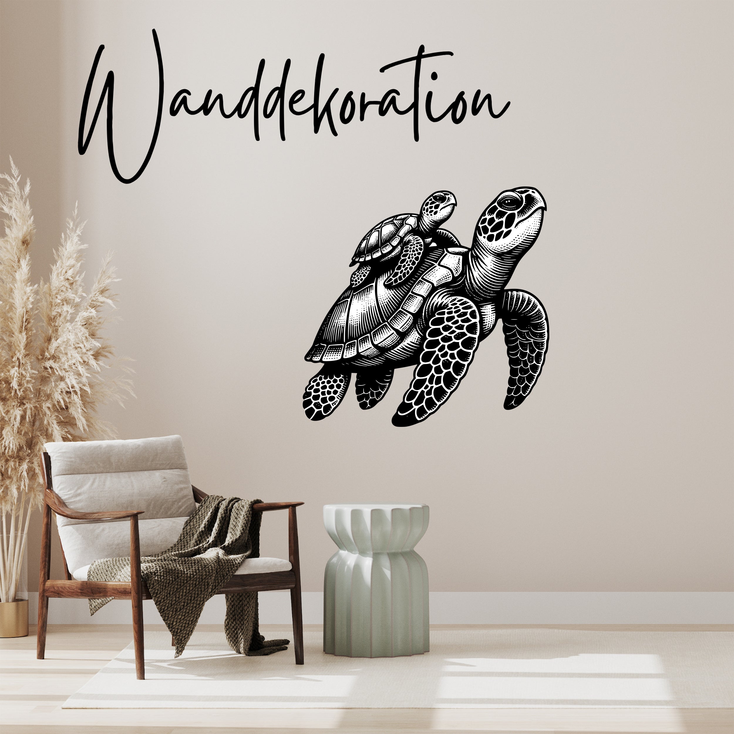 Wandtattoo Schildkröte